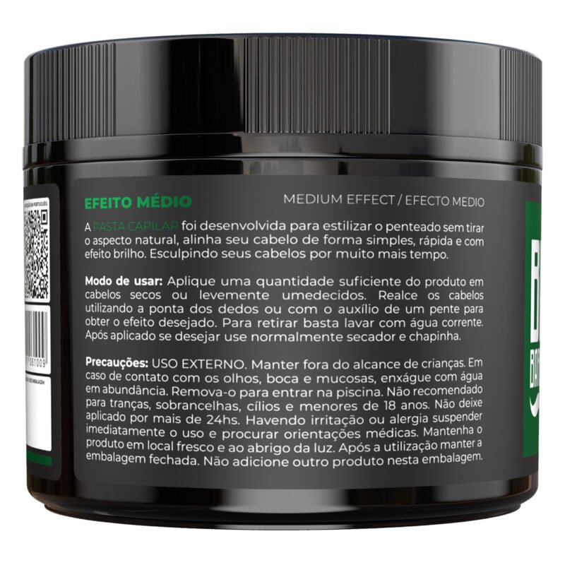 Pasta Capilar Big Barber 150g Level 2 Efeito Médio Profissional - Imagem 4
