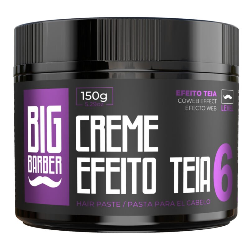 Creme Capilar Efeito Teia Big Barber 150g Level 6 Caixa Com 3 Unidades - Imagem 3