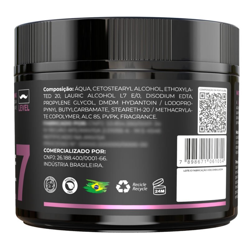 Cera Capilar Matte Creme Big Barber 150g Level 7 Caixa Com 24 Unidades - Imagem 6