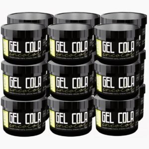 Gel Cola Big Barber 300g Incolor Caixa Com 15 Unidades