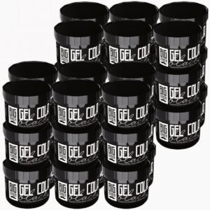 Gel Cola Black Big Barber 300g Pigmentado Caixa Com 36 Unidades