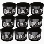 Gel Cola Black Big Barber 300g Pigmentado Caixa Com 9 Unidades