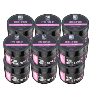 Cera Capilar Matte Creme Big Barber 150g Level 7 Caixa Com 12 Unidades