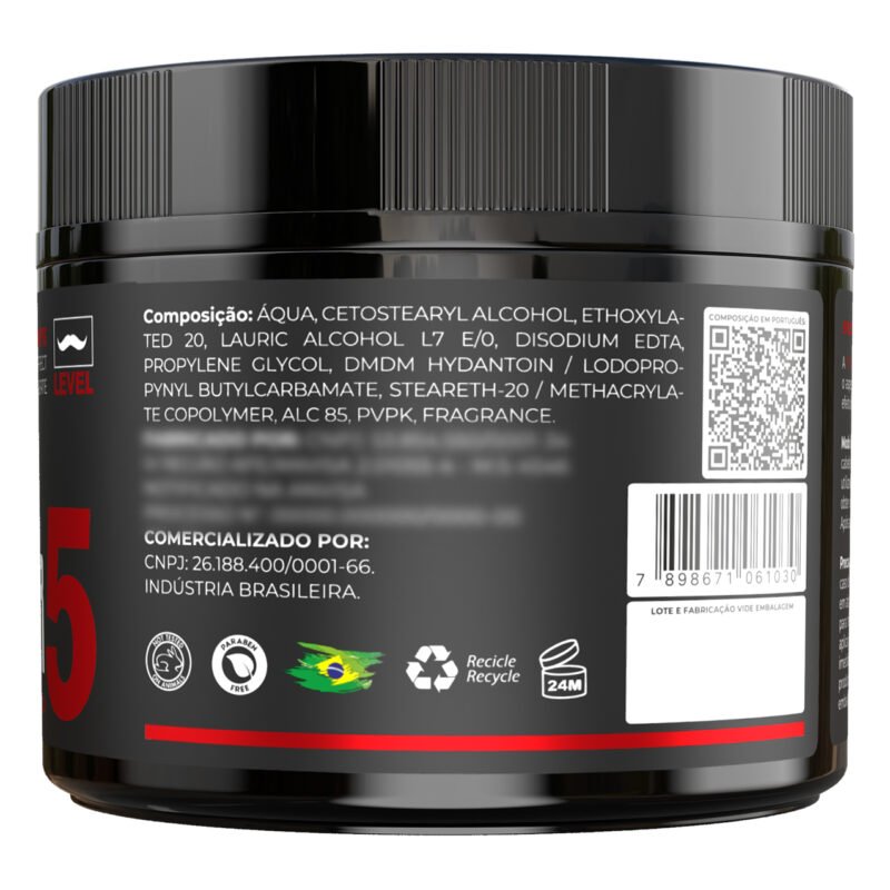 Pasta Capilar Big Barber 150g Level 5 Efeito Extra Forte Caixa Com 24 Unidades - Imagem 6