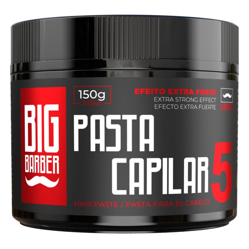 Pasta Capilar Big Barber 150g Level 5 Efeito Extra Forte Caixa Com 24 Unidades - Imagem 3