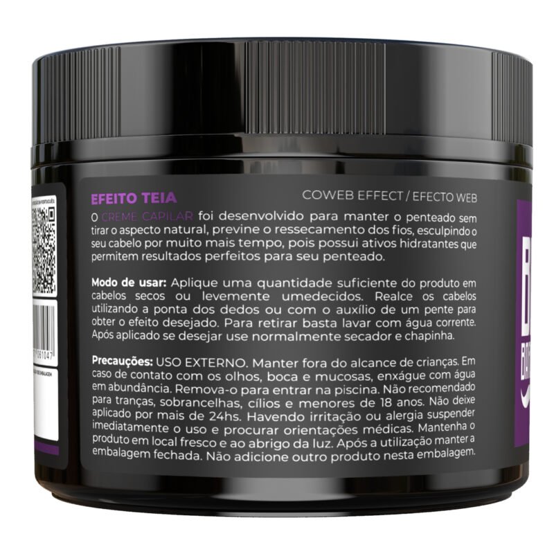 Creme Capilar Efeito Teia Big Barber 150g Level 6 Caixa Com 3 Unidades - Imagem 5