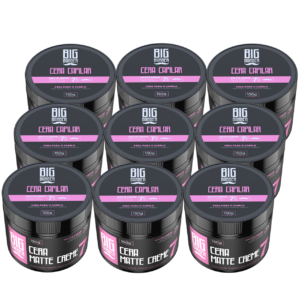 Cera Capilar Matte Creme Big Barber 150g Level 7 Caixa Com 9 Unidades