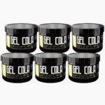 Gel Cola Big Barber 300g Incolor Caixa Com 6 Unidades
