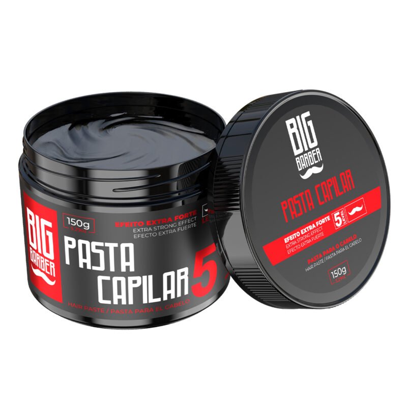 Pasta Capilar Big Barber 150g Level 5 Efeito Extra Forte Caixa Com 24 Unidades - Imagem 4