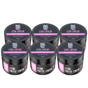 Cera Capilar Matte Creme Big Barber 150g Level 7 Caixa Com 6 Unidades