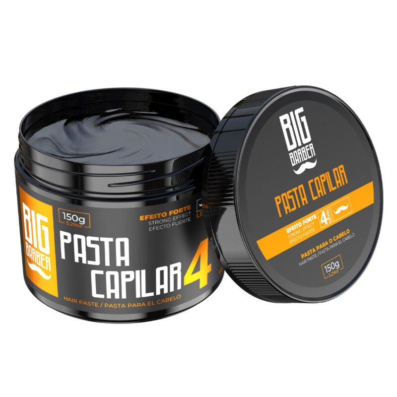 Pasta Capilar Big Barber 150g Level 4 Efeito Forte Caixa Com 15 Unidades - Imagem 4