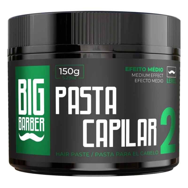 Pasta Capilar Big Barber 150g Level 2 Efeito Médio Caixa Com 18 Unidades - Imagem 3