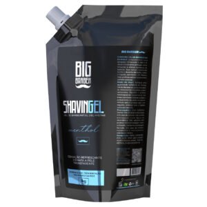 Shaving Gel De Barbear Big Barber Refil 1Kg Menthol Profissional