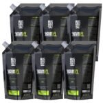 Shaving Gel De Barbear Big Barber Refil 1Kg Lemon Caixa Com 6 Unidades