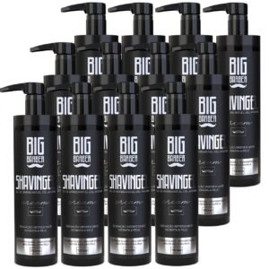 Shaving Gel De Barbear Big Barber 750ml Cream Caixa Com 12 Unidades