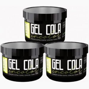 Gel Cola Big Barber 300g Incolor Caixa Com 3 Unidades