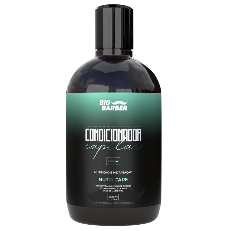 Condicionador Capilar Big Barber 250ml Nutri Care Caixa Com 6 Unidades - Imagem 2