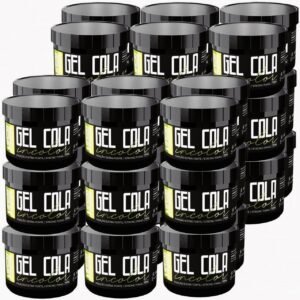 Gel Cola Big Barber 300g Incolor Caixa Com 36 Unidades