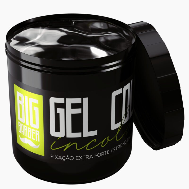 Gel Cola Big Barber 500g Incolor Caixa Com 3 Unidades - Imagem 3
