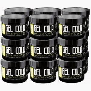 Gel Cola Big Barber 300g Incolor Caixa Com 18 Unidades