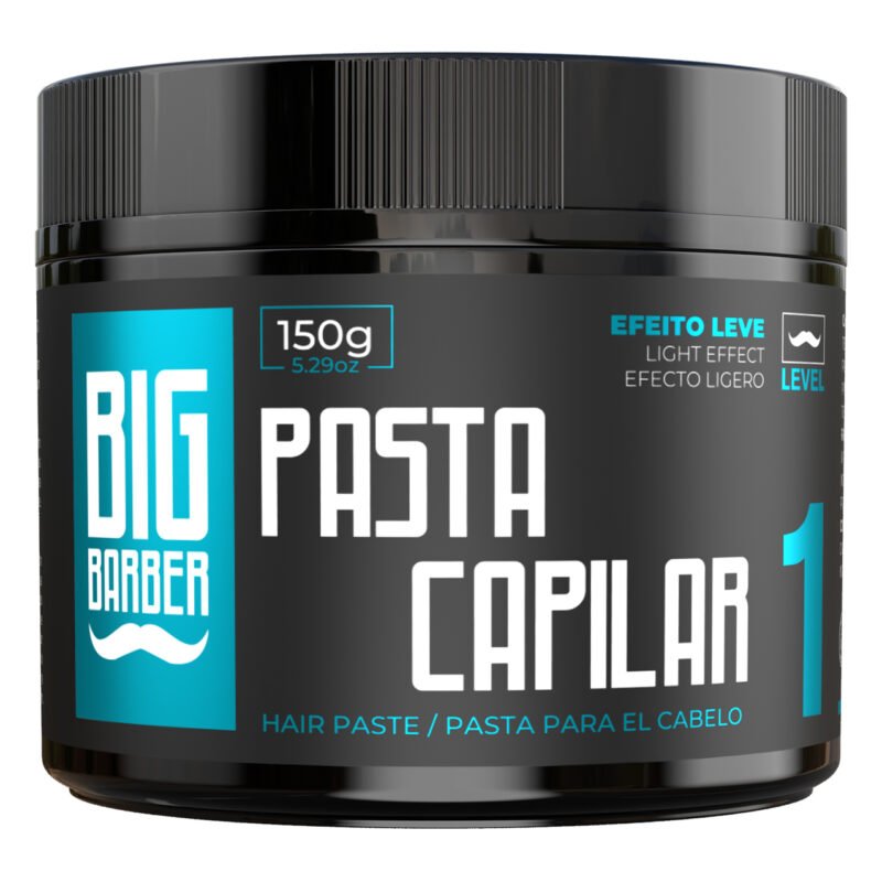 Pasta Capilar Big Barber 150g Level 1 Efeito Leve Profissional - Imagem 2