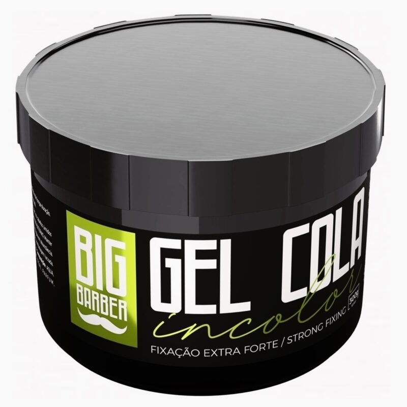 Gel Cola Big Barber 300g Incolor Caixa Com 36 Unidades - Imagem 3