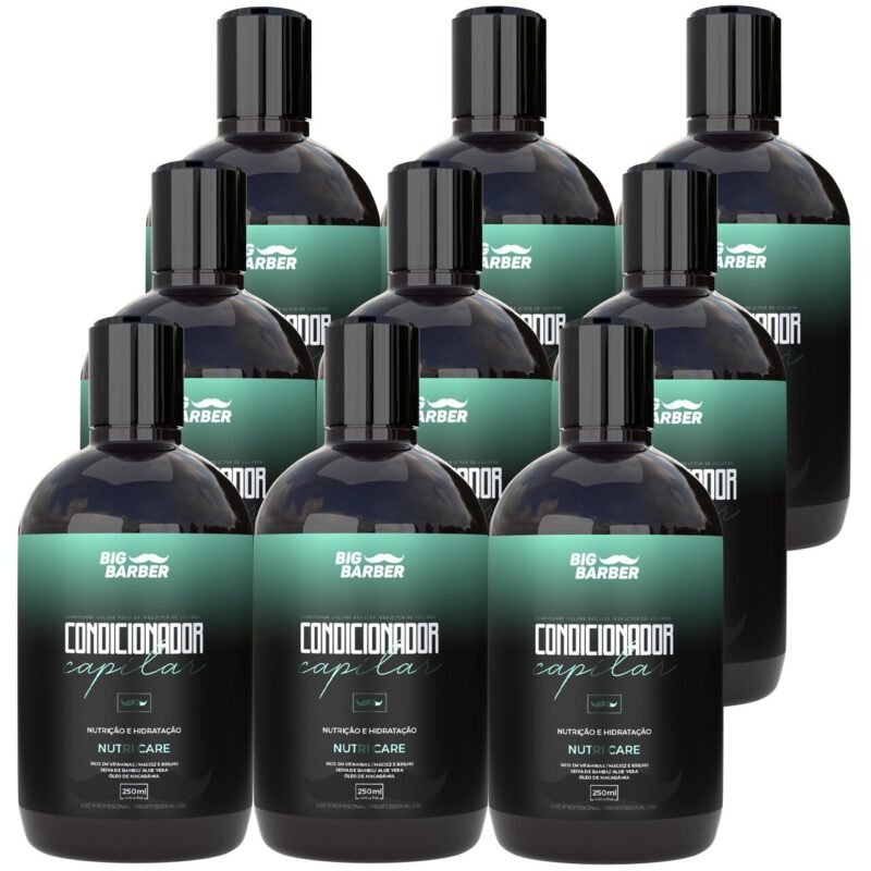 Condicionador Capilar Big Barber 250ml Nutri Care Caixa Com 9 Unidades