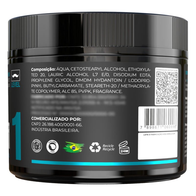 Pasta Capilar Big Barber 150g Level 1 Efeito Leve Profissional - Imagem 5