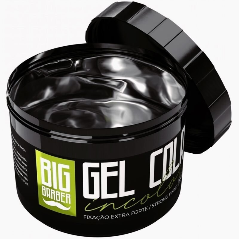 Gel Cola Big Barber 300g Incolor Caixa Com 36 Unidades - Imagem 6