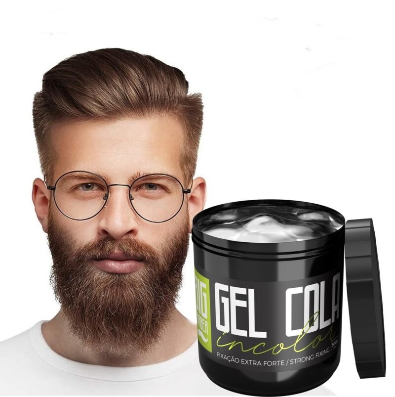 Gel Cola Big Barber 500g Incolor Caixa Com 3 Unidades - Imagem 6