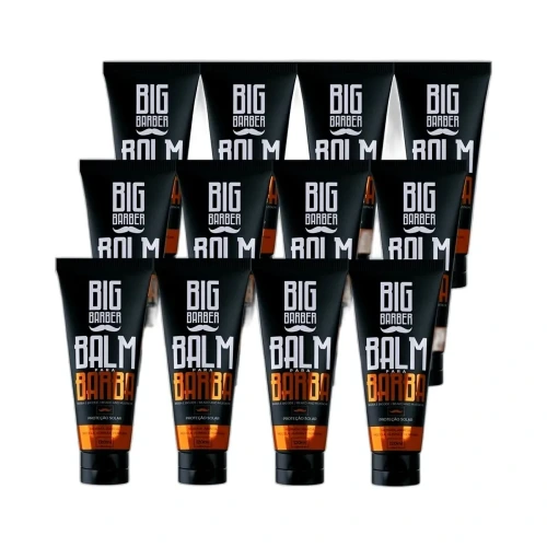 Big Barber - Balm Para Barba Big Barber 120ml Profissional Caixa Com 12 Unidades