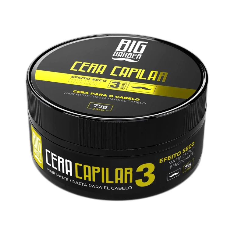 Big Barber – Cera Capilar Big Barber 75g Level 3 Matte Seco Caixa Com 24 Unidades Big Barber - Cera Capilar Big Barber 75g Level 3 Matte Seco Caixa Com 24 Unidades