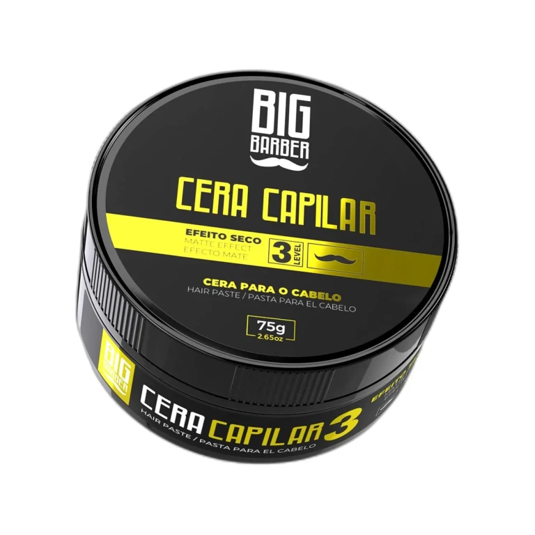 Big Barber – Cera Capilar Big Barber 75g Level 3 Matte Seco Caixa Com 24 Unidades Big Barber - Cera Capilar Big Barber 75g Level 3 Matte Seco Caixa Com 24 Unidades