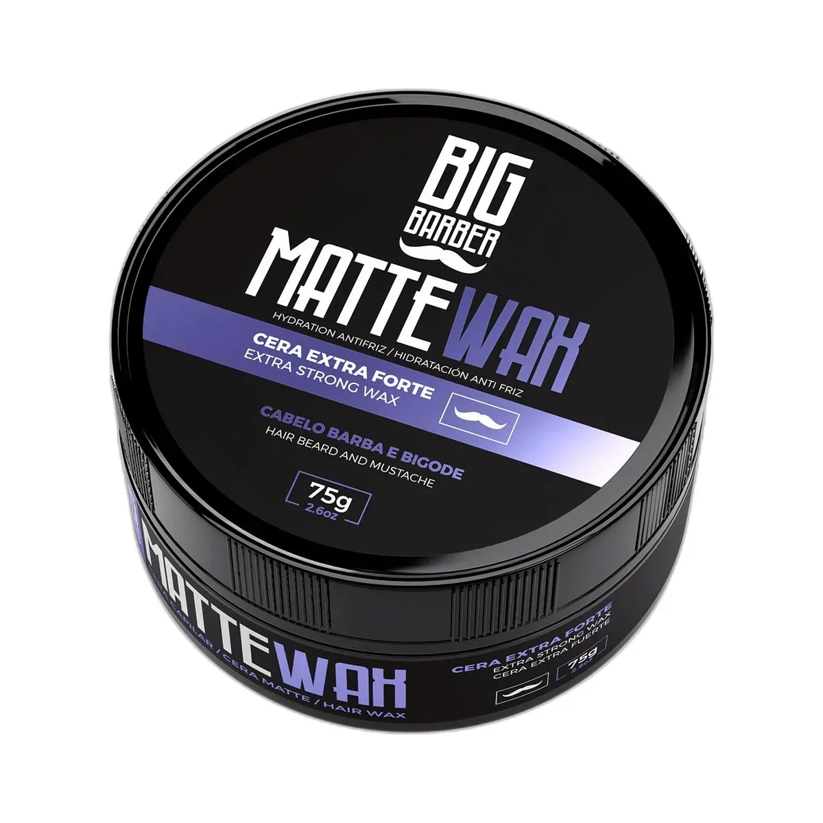Big Barber – Cera Capilar Matte Wax Big Barber 75g Efeito Seco Caixa Com 24 Unidades Big Barber - Cera Capilar Matte Wax Big Barber 75g Efeito Seco Caixa Com 24 Unidades