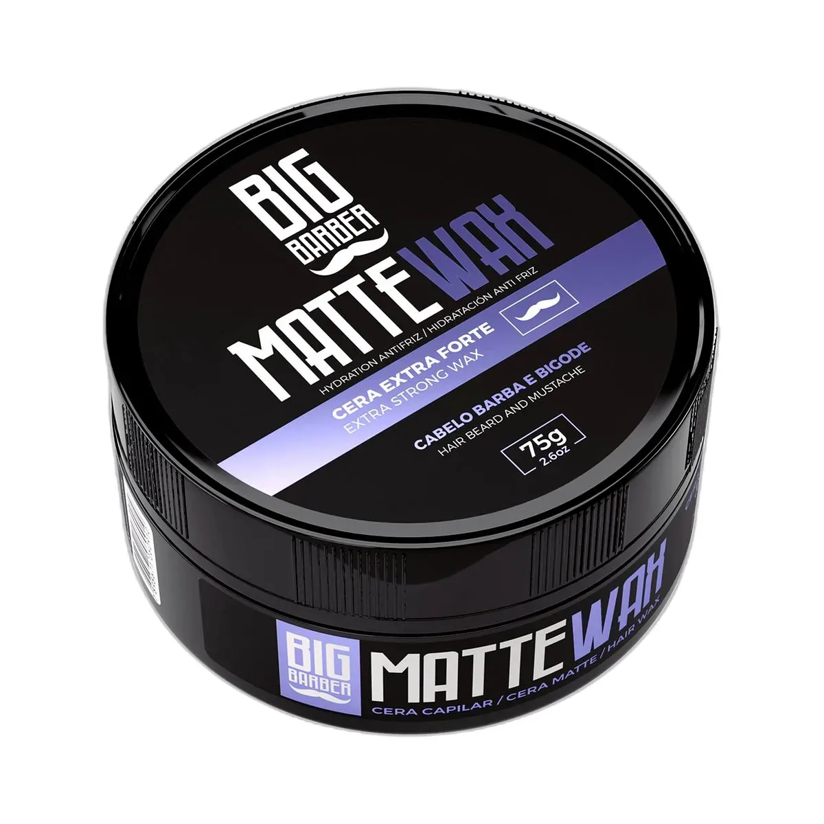 Big Barber – Cera Capilar Matte Wax Big Barber 75g Efeito Seco Caixa Com 24 Unidades Big Barber - Cera Capilar Matte Wax Big Barber 75g Efeito Seco Caixa Com 24 Unidades