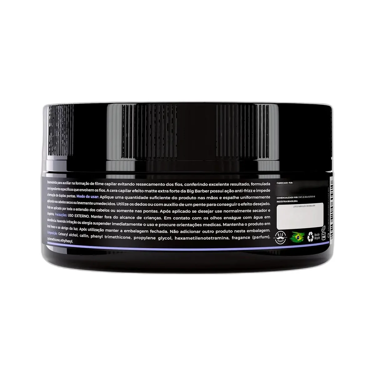 Big Barber – Cera Capilar Matte Wax Big Barber 75g Efeito Seco Caixa Com 24 Unidades Big Barber - Cera Capilar Matte Wax Big Barber 75g Efeito Seco Caixa Com 24 Unidades