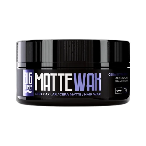 Big Barber - Cera Capilar Matte Wax Big Barber 75g Efeito Seco Caixa Com 24 Unidades