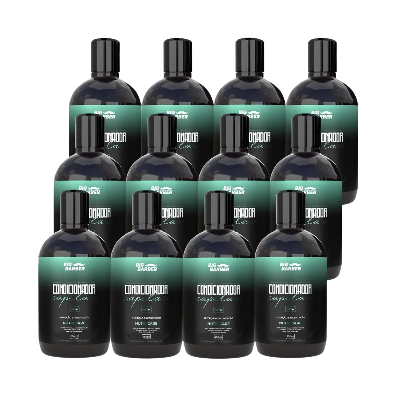 Big Barber - Condicionador Capilar Big Barber 250ml Nutri Care Caixa Com 12 Unidades