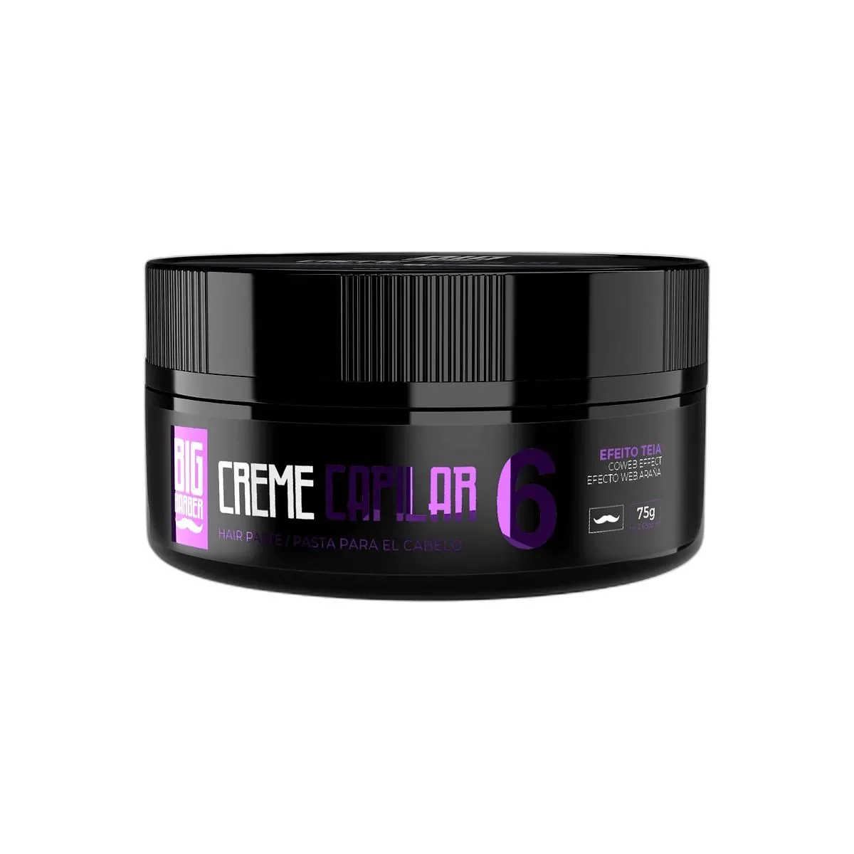 Big Barber – Creme Capilar Big Barber 75g Level 6 Efeito Teia Caixa Com 24 Unidades Big Barber - Creme Capilar Big Barber 75g Level 6 Efeito Teia Caixa Com 24 Unidades