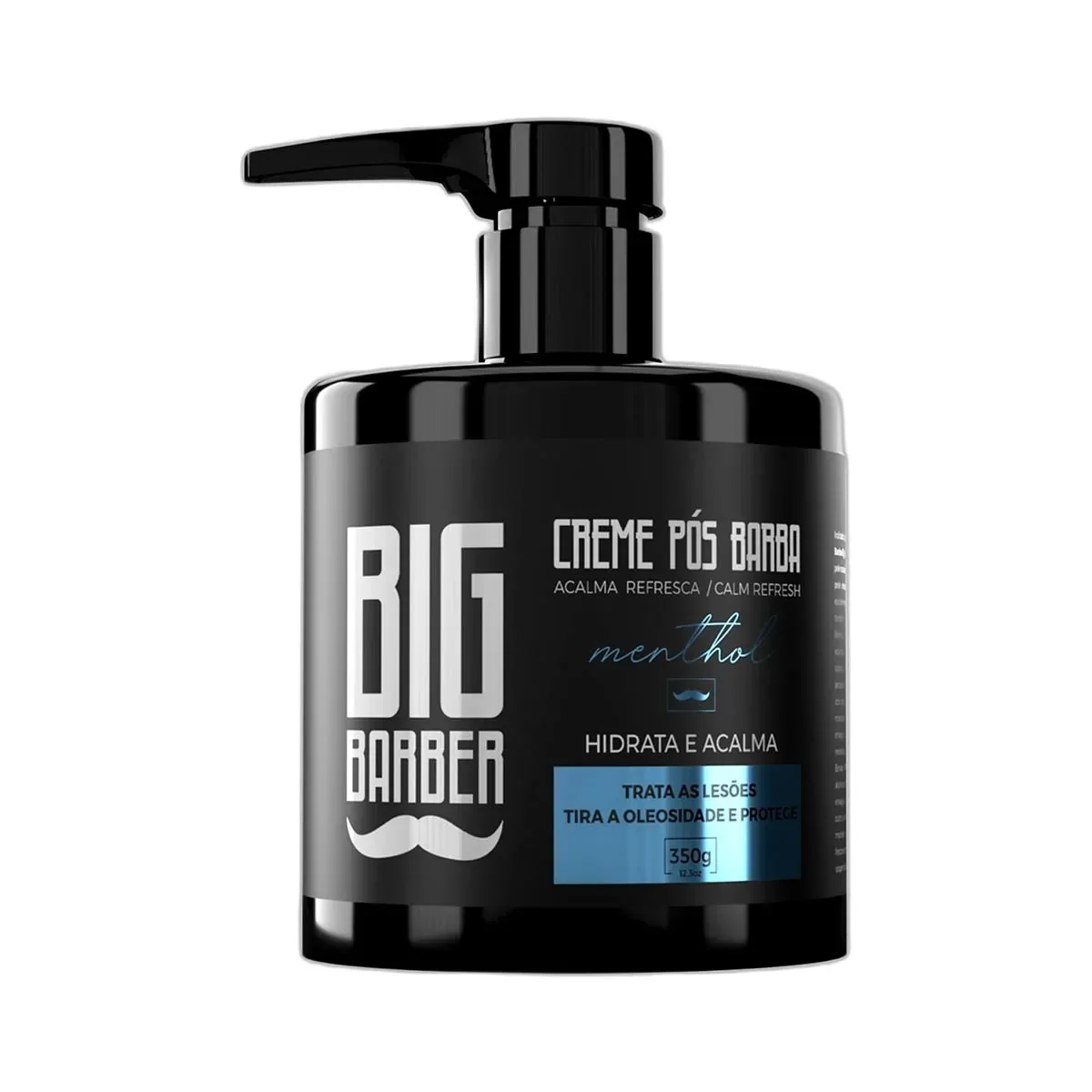 Big Barber - Creme Pós Barba Big Barber 350g Menthol Caixa Com 12 Unidades