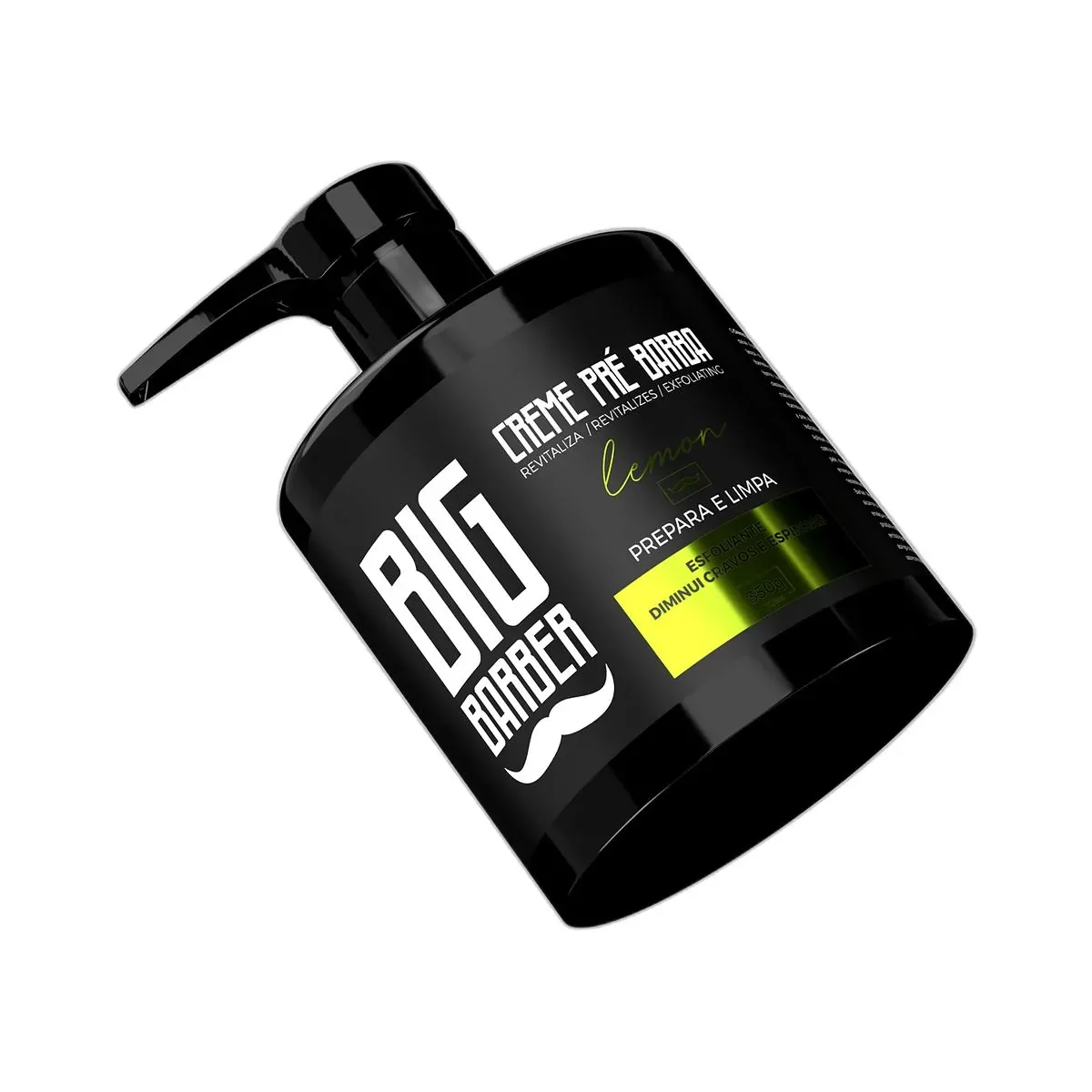 Big Barber – Creme Pré Barba Big Barber 350g Lemon Limpador Facial Esfoliante Caixa Com 12 Unidades Big Barber - Creme Pré Barba Big Barber 350g Lemon Limpador Facial Esfoliante Caixa Com 12 Unidades