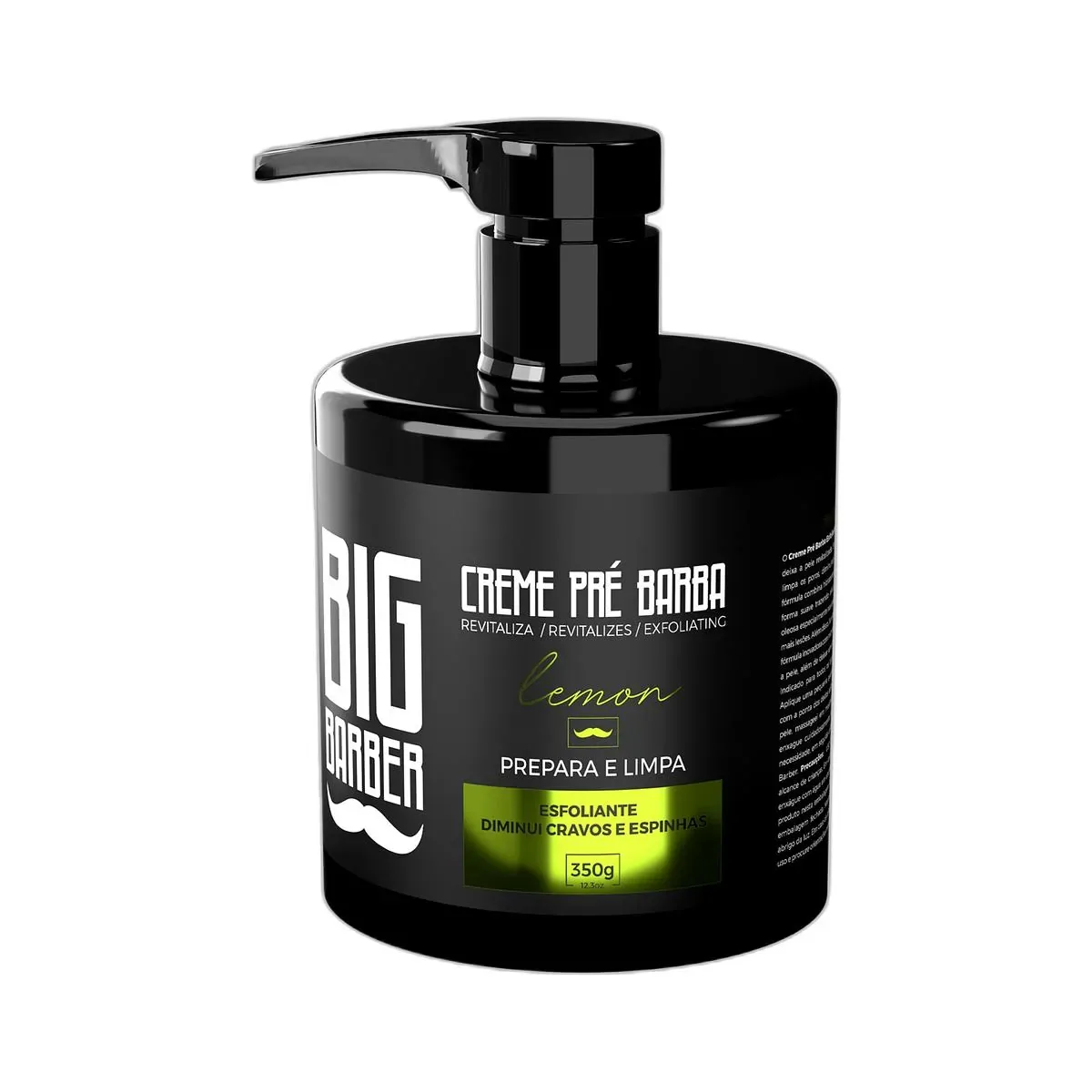 Big Barber – Creme Pré Barba Big Barber 350g Lemon Limpador Facial Esfoliante Caixa Com 12 Unidades Big Barber - Creme Pré Barba Big Barber 350g Lemon Limpador Facial Esfoliante Caixa Com 12 Unidades