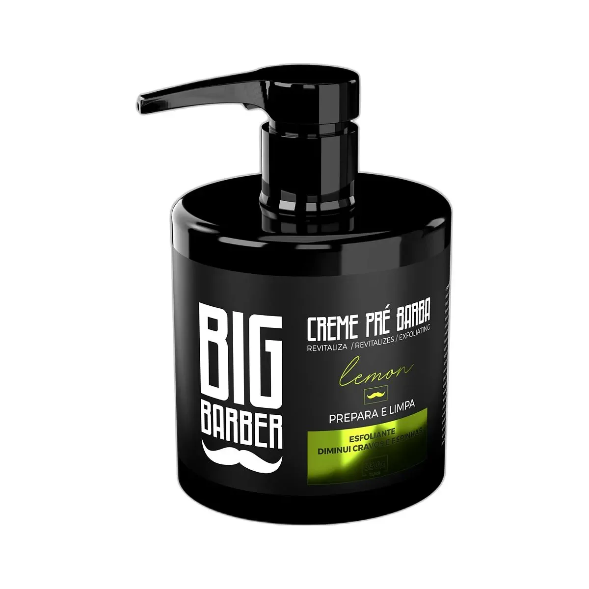 Big Barber – Creme Pré Barba Big Barber 350g Lemon Limpador Facial Esfoliante Caixa Com 12 Unidades Big Barber - Creme Pré Barba Big Barber 350g Lemon Limpador Facial Esfoliante Caixa Com 12 Unidades