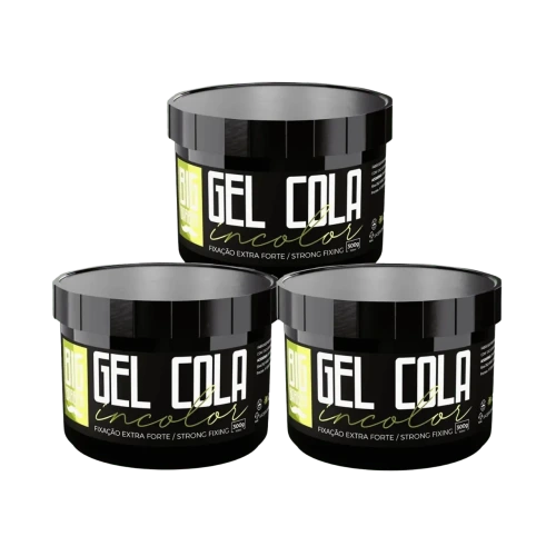 Big Barber - Gel Cola Incolor Big Barber 300g Fixação Extra Forte Profissional