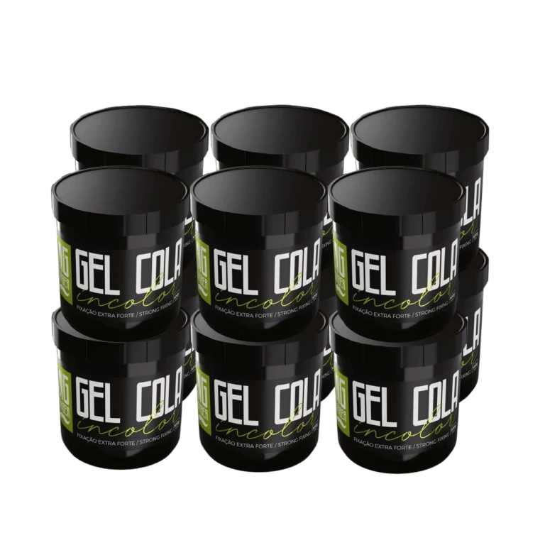 Big Barber - Gel Cola Incolor Big Barber 500g Caixa Com 12 Unidades