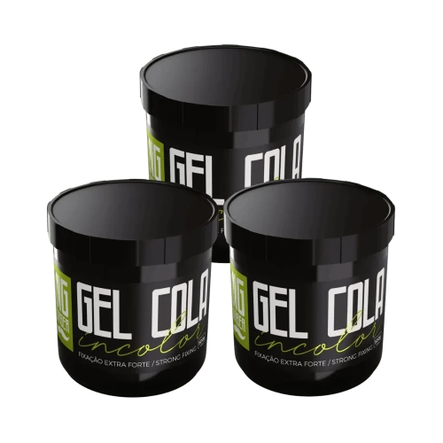 Big Barber - Gel Cola Incolor Big Barber 500g Caixa Com 12 Unidades