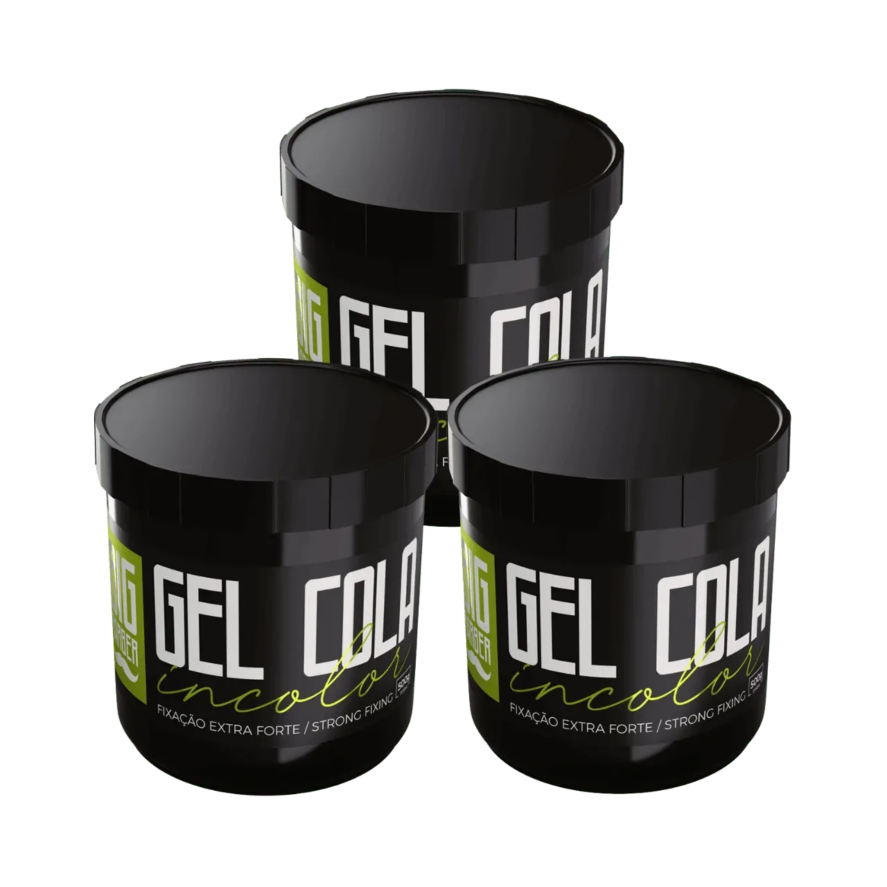 Big Barber – Gel Cola Incolor Big Barber 500g Caixa Com 12 Unidades Big Barber - Gel Cola Incolor Big Barber 500g Caixa Com 12 Unidades