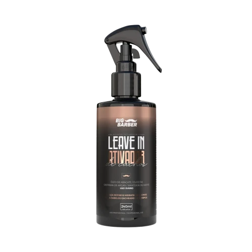 Big Barber - Leave-In Ativador De Cachos Big Barber 240ml Profissional