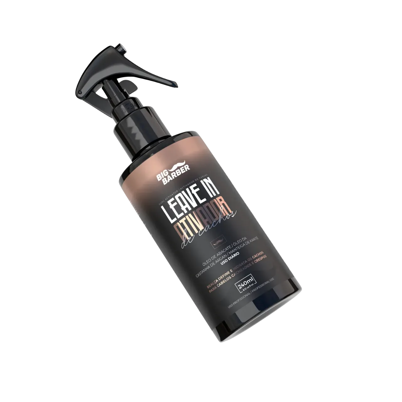 Big Barber – Leave-In Ativador De Cachos Big Barber 240ml Profissional Big Barber - Leave-In Ativador De Cachos Big Barber 240ml Profissional