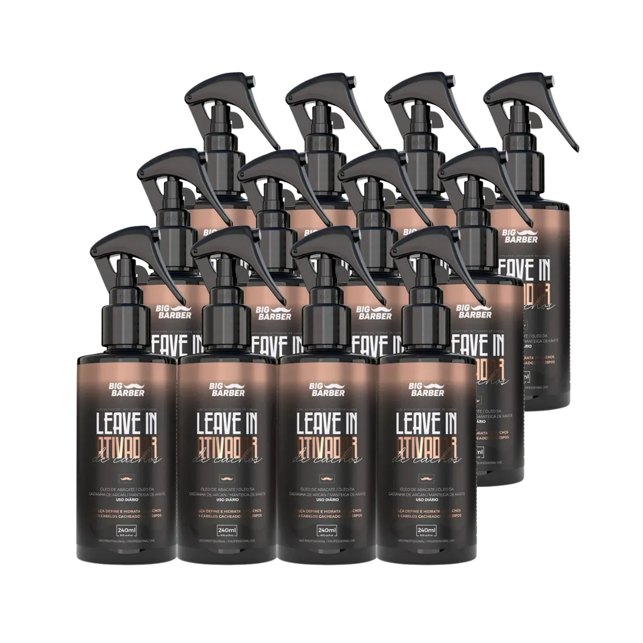 Big Barber – Leave-In Ativador De Cachos Big Barber 240ml Profissional Big Barber - Leave-In Ativador De Cachos Big Barber 240ml Profissional